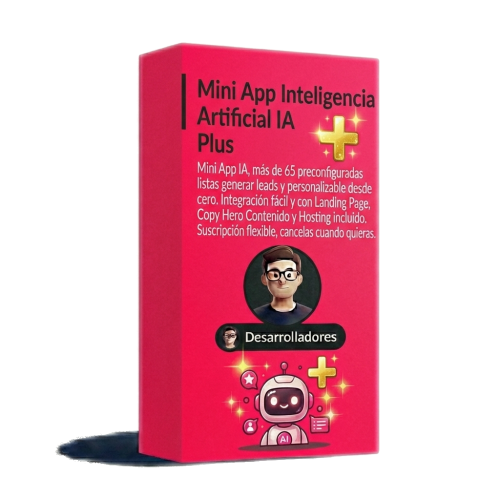 Incluye elegir entre más de 65 mini apps preconfiguradas ó personalizar una mini app desde cero más landing page, copy hero del contenido y hosting...Listo para tu campaña.