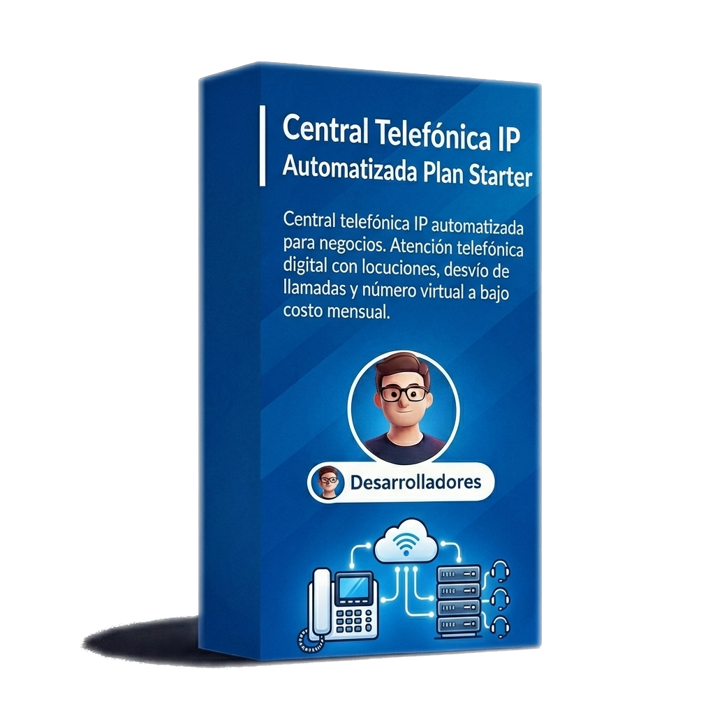 central telefónica ip automatizada para digitalización de negocios