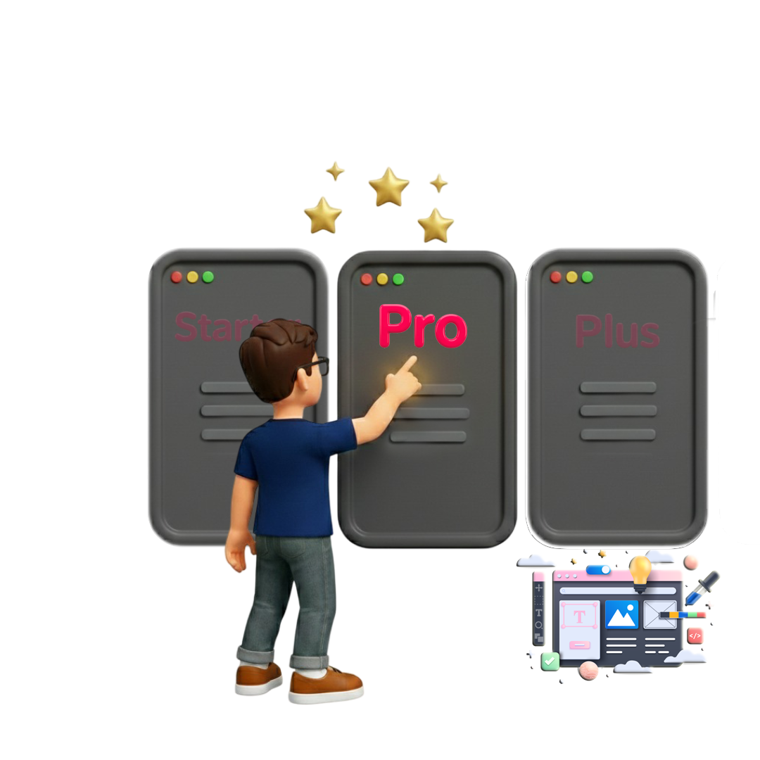 hasta 10 sitios web profesionales con editor visual